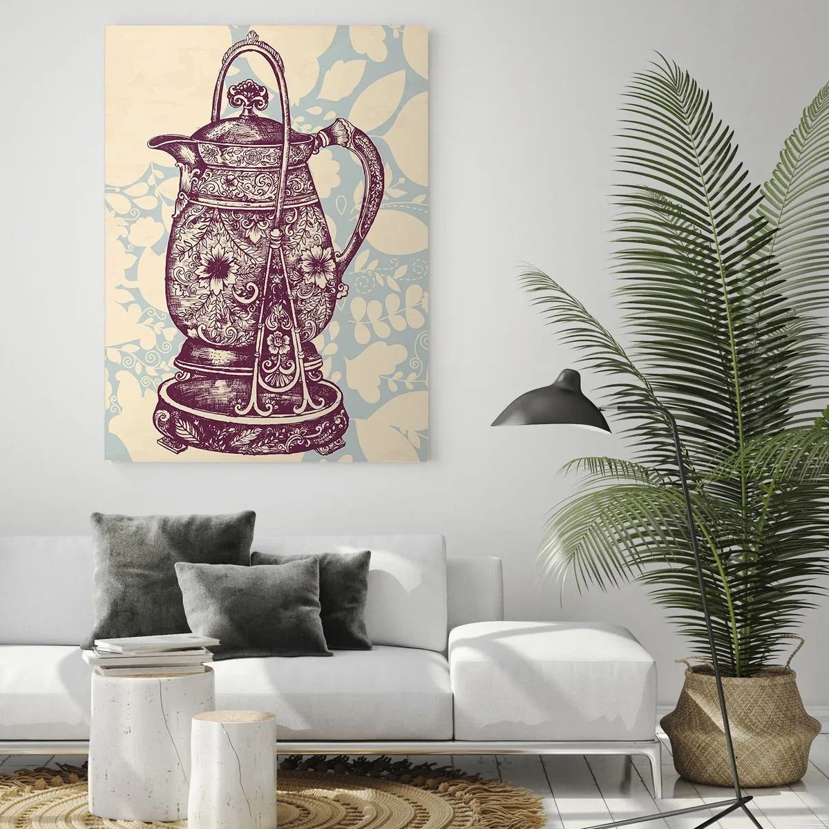 Schilderen op glas - De schoonheid van het dagelijks leven - 50x70 cm