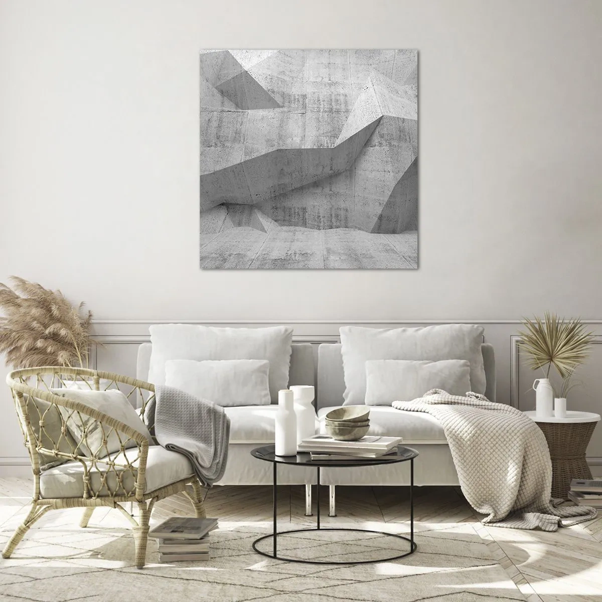 Schilderen op glas - Een echte uitdaging - 30x30 cm