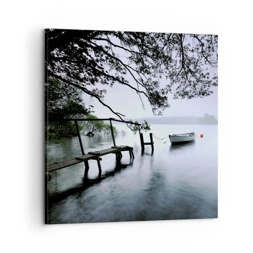 Schilderen op canvas - Je bent al aan het rusten - 60x60 cm