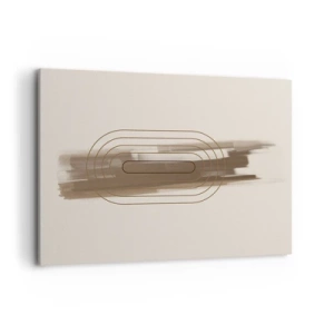 Schilderen op canvas - Een briesje grijs - 100x70 cm