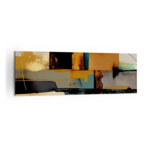 Schilderen op canvas - Abstractie – licht en schaduw - 160x50 cm