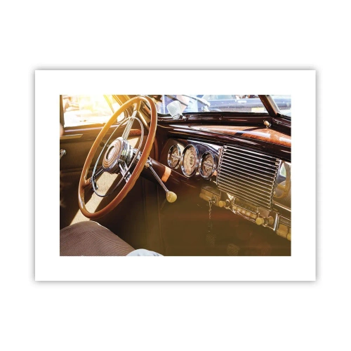 Poster - Een adem van luxe uit het verleden - 40x30 cm