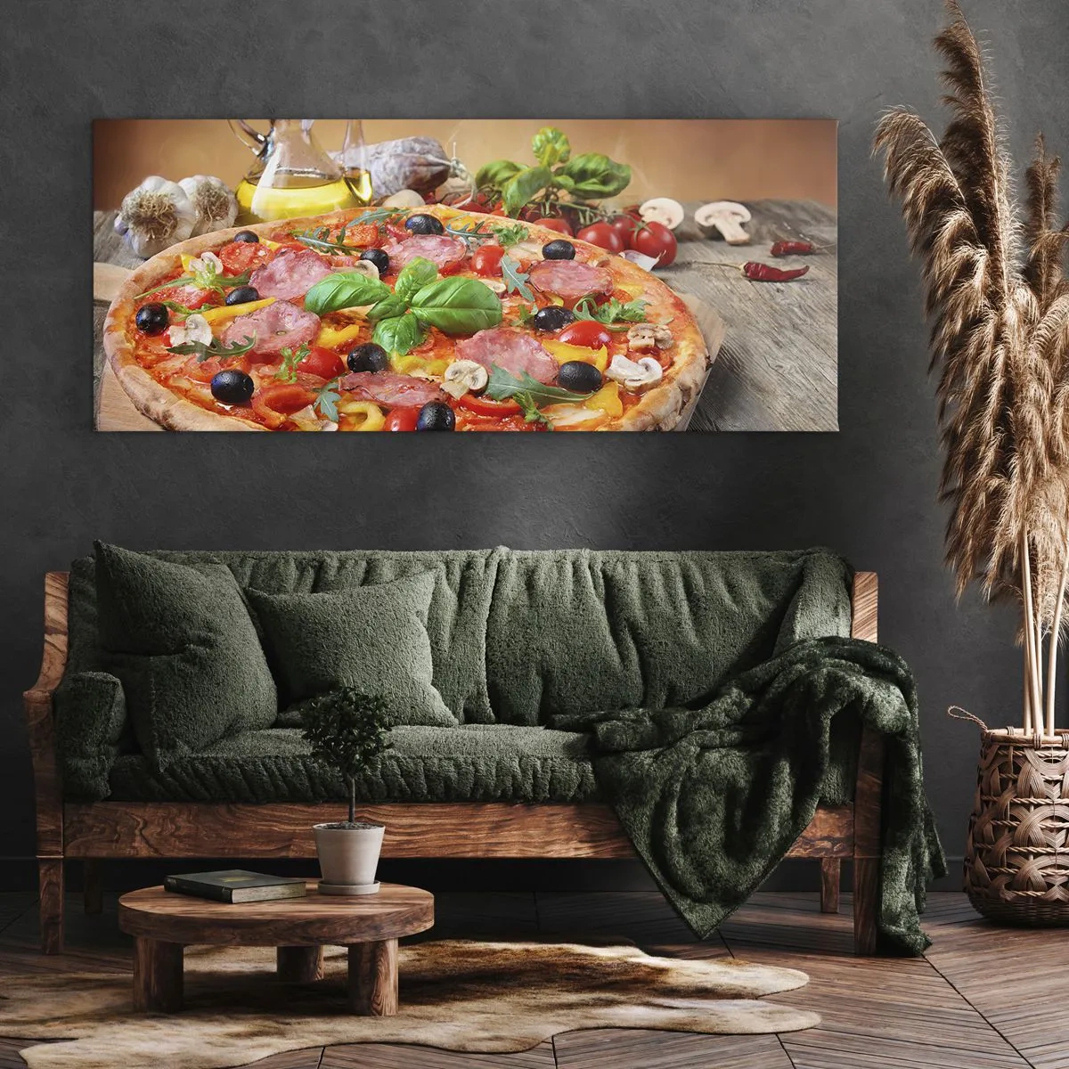 Schilderen op canvas - Met echte Italiaanse smaak - 90x30 cm