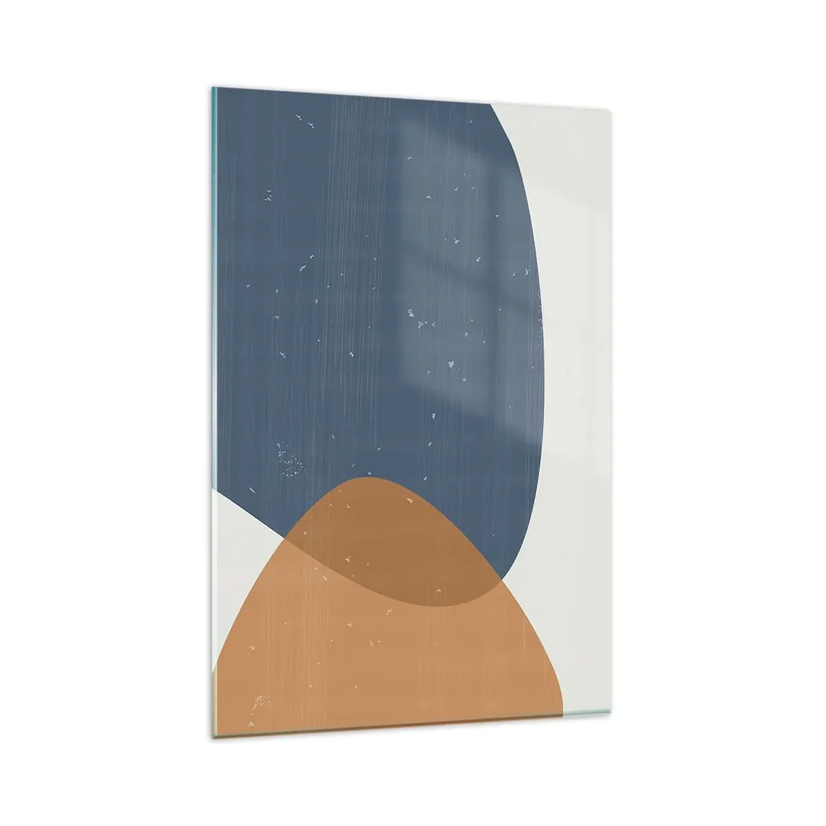 Schilderen op glas - Ovalen en invloeden - 80x120 cm