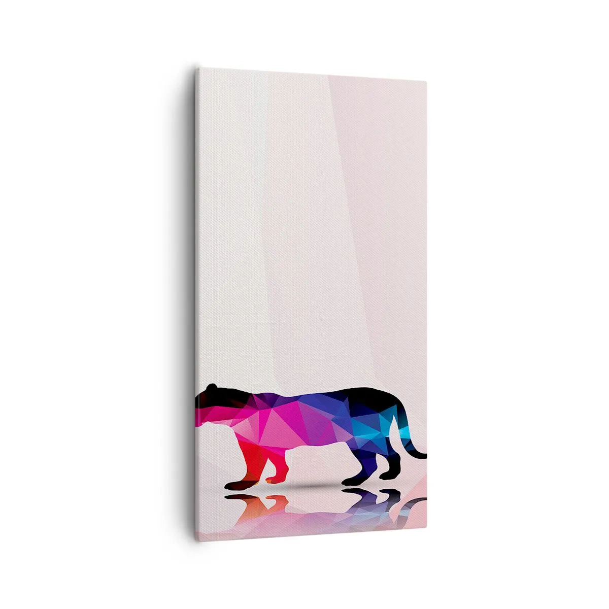 Schilderen op canvas - Dimenten panter - 55x100 cm