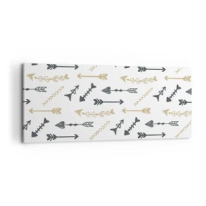 Schilderen op canvas - De droom van de boogschutter - 120x50 cm