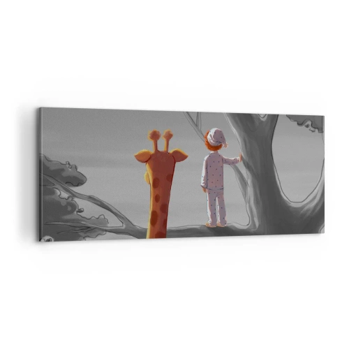 Schilderen op canvas - Dit gebeurt echt - 100x40 cm
