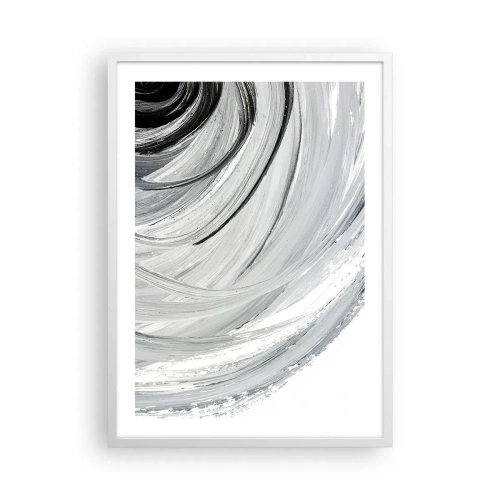 Poster in een witte lijst - Orbitale samenstelling - 50x70 cm