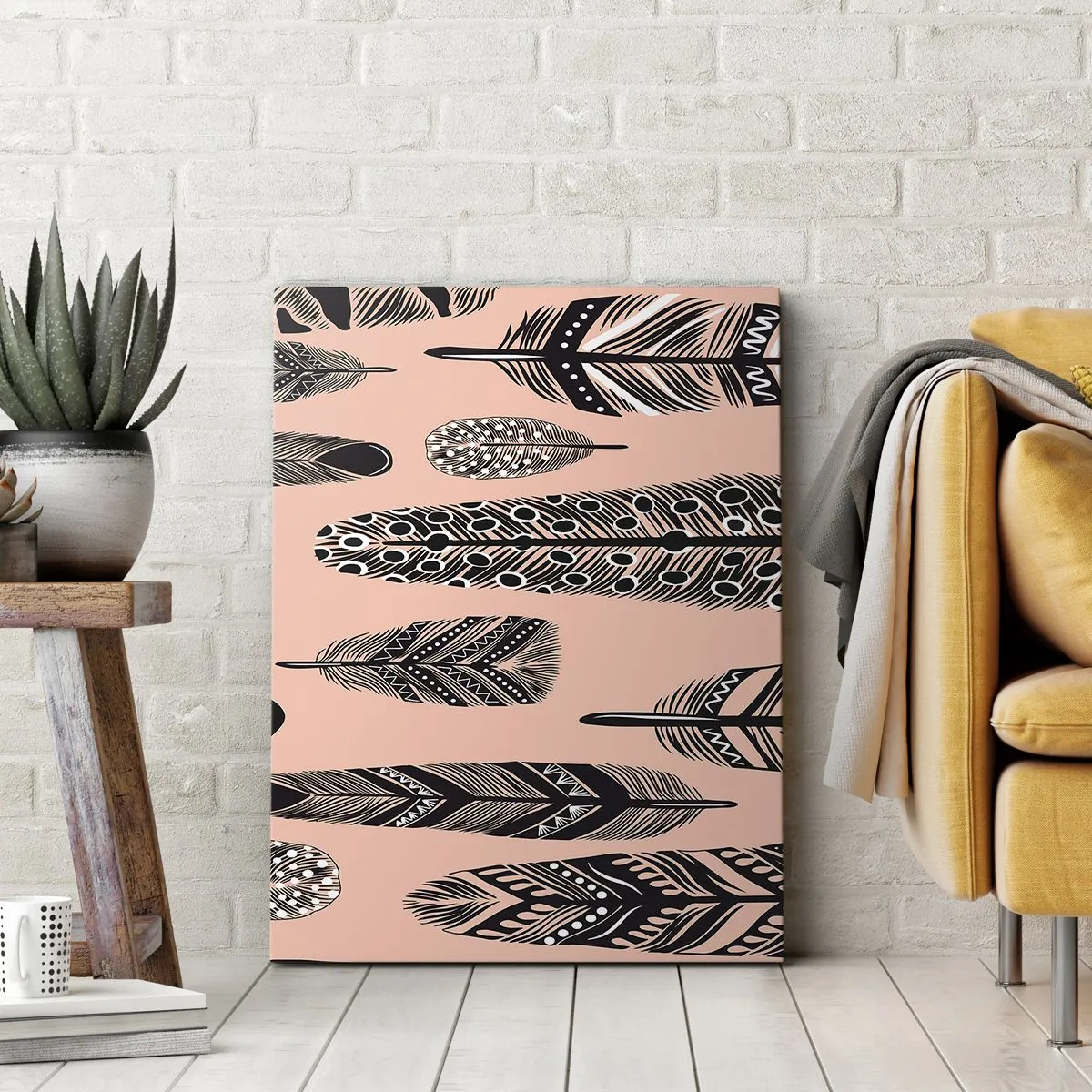 Schilderen op canvas - Indiase collectie - 65x120 cm