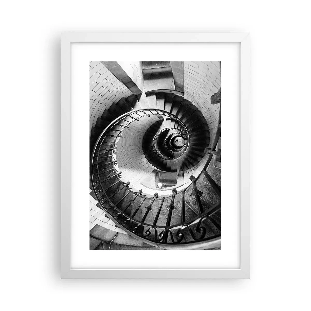 Poster in een witte lijst - Hoger en hoger - 30x40 cm