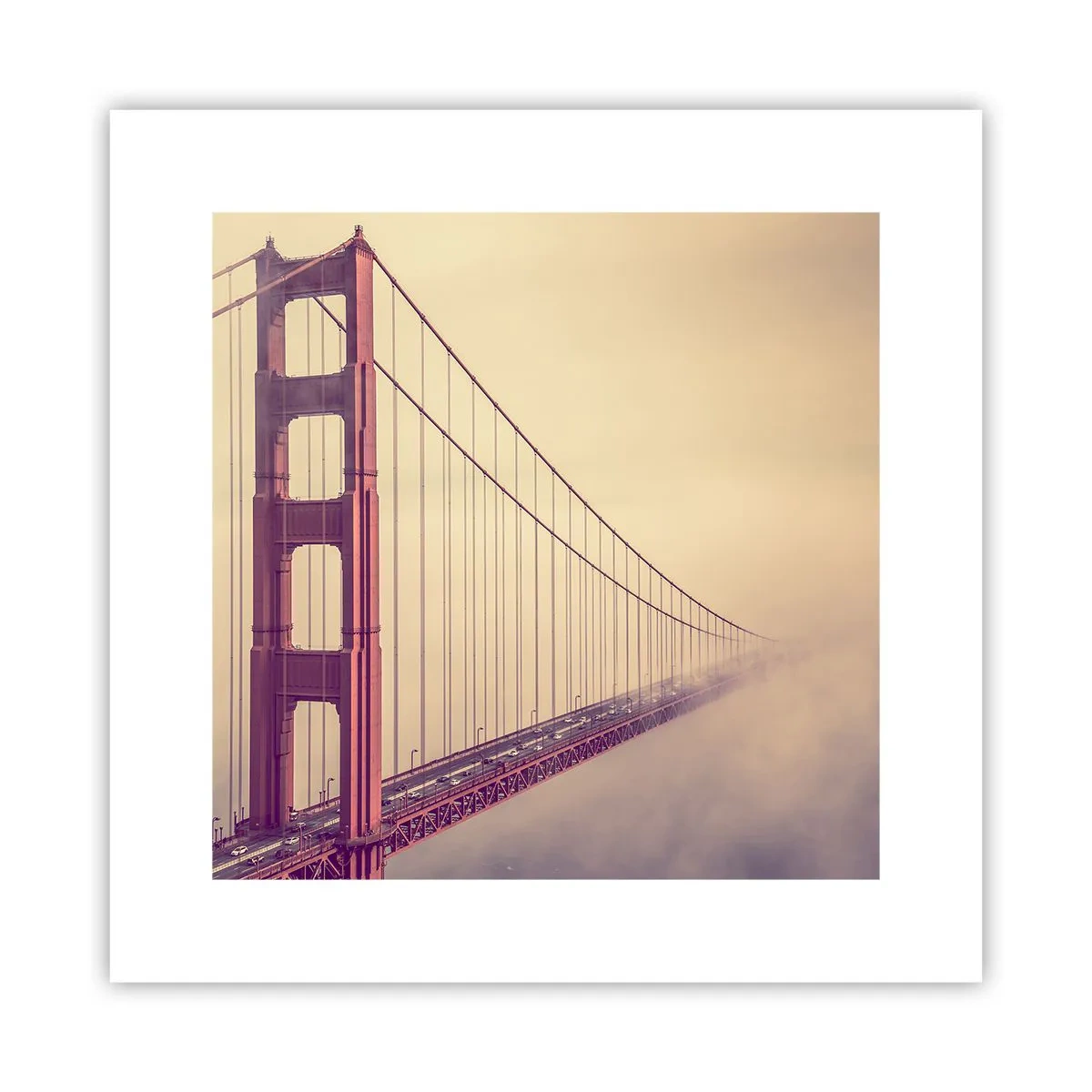 Poster - Tussen hemel en aarde - 30x30 cm