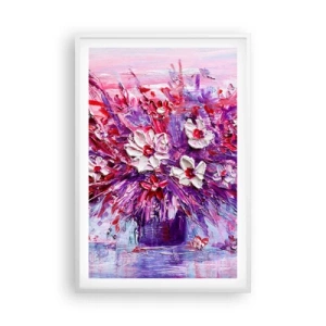 Poster in een witte lijst - Onschuld en passie - 61x91 cm