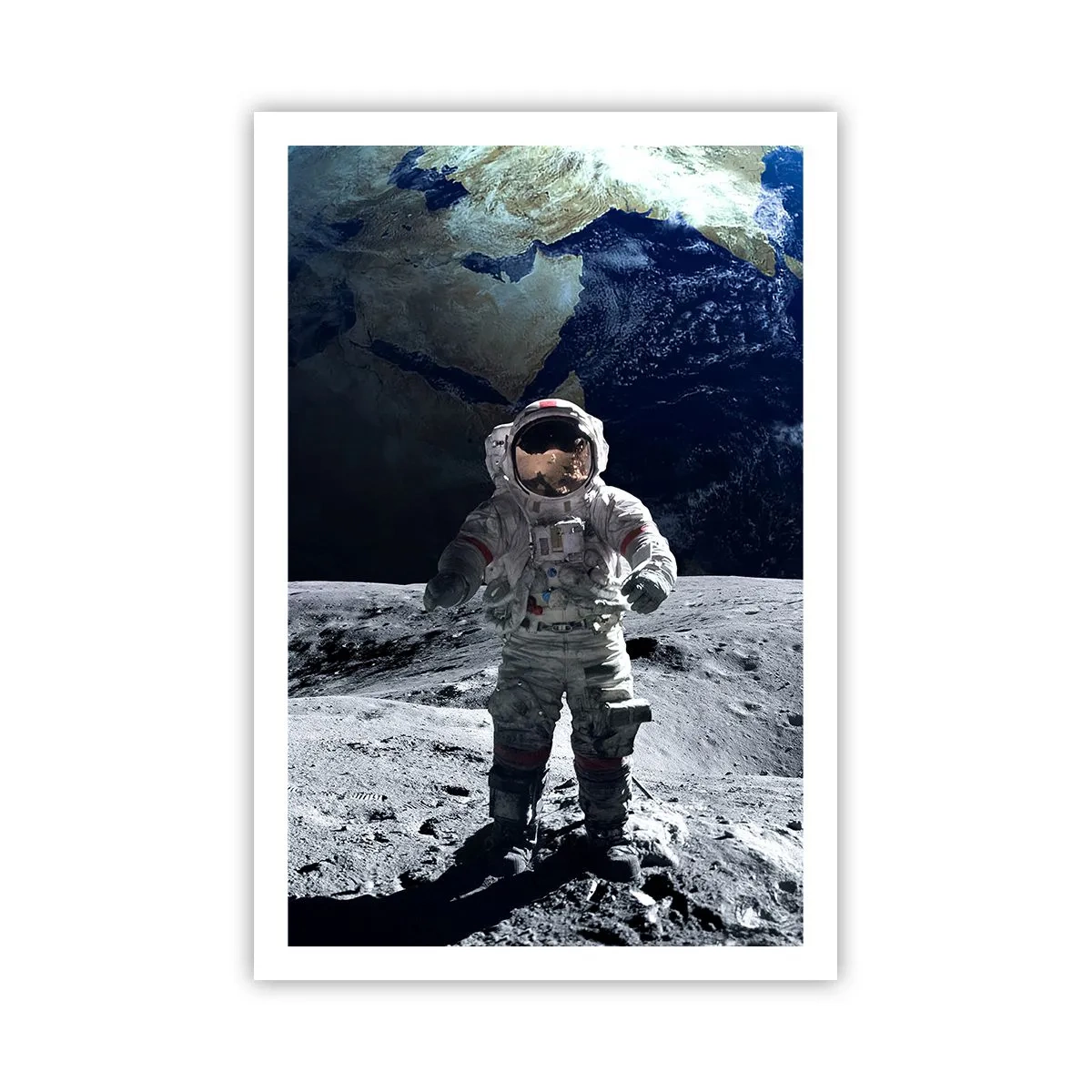 Poster - Groetjes van de maan - 61x91 cm