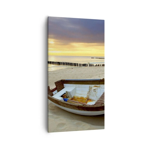 Schilderen op canvas - Er zijn geen mooiere stranden meer - 55x100 cm