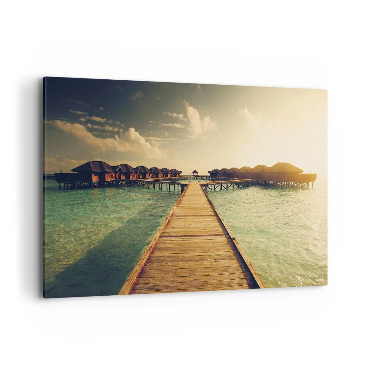 Schilderen op canvas - Een warme uitnodiging - 100x70 cm