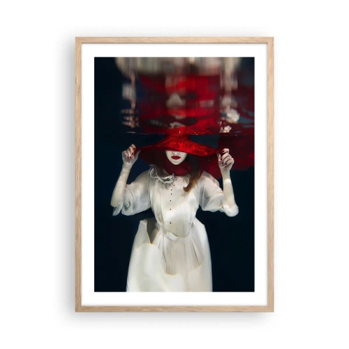 Een poster in een licht eiken lijst - Hatelijke godin in de Slavische mythologie - 50x70 cm