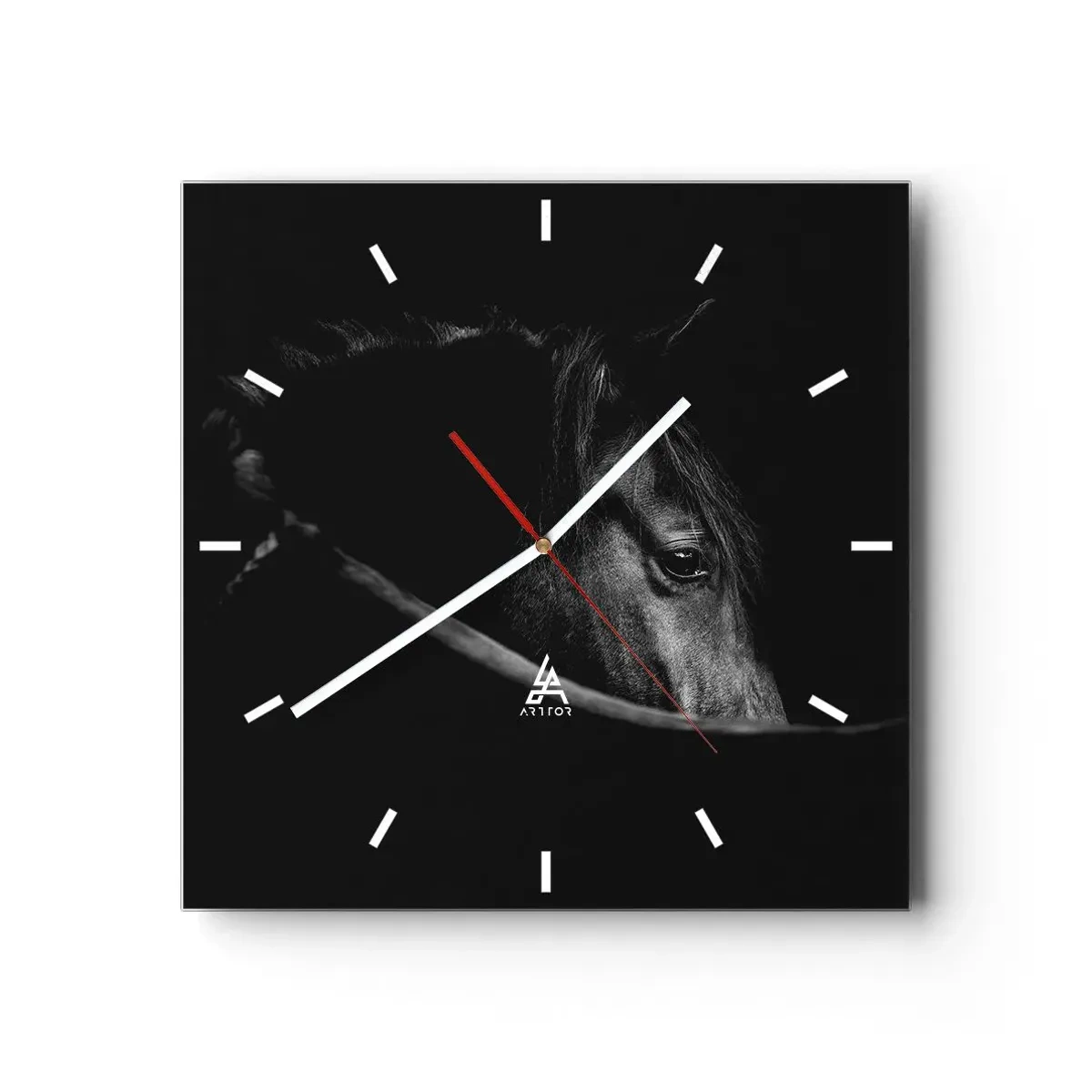 Wandklok - Klok - Zwarte Prins - 40x40 cm