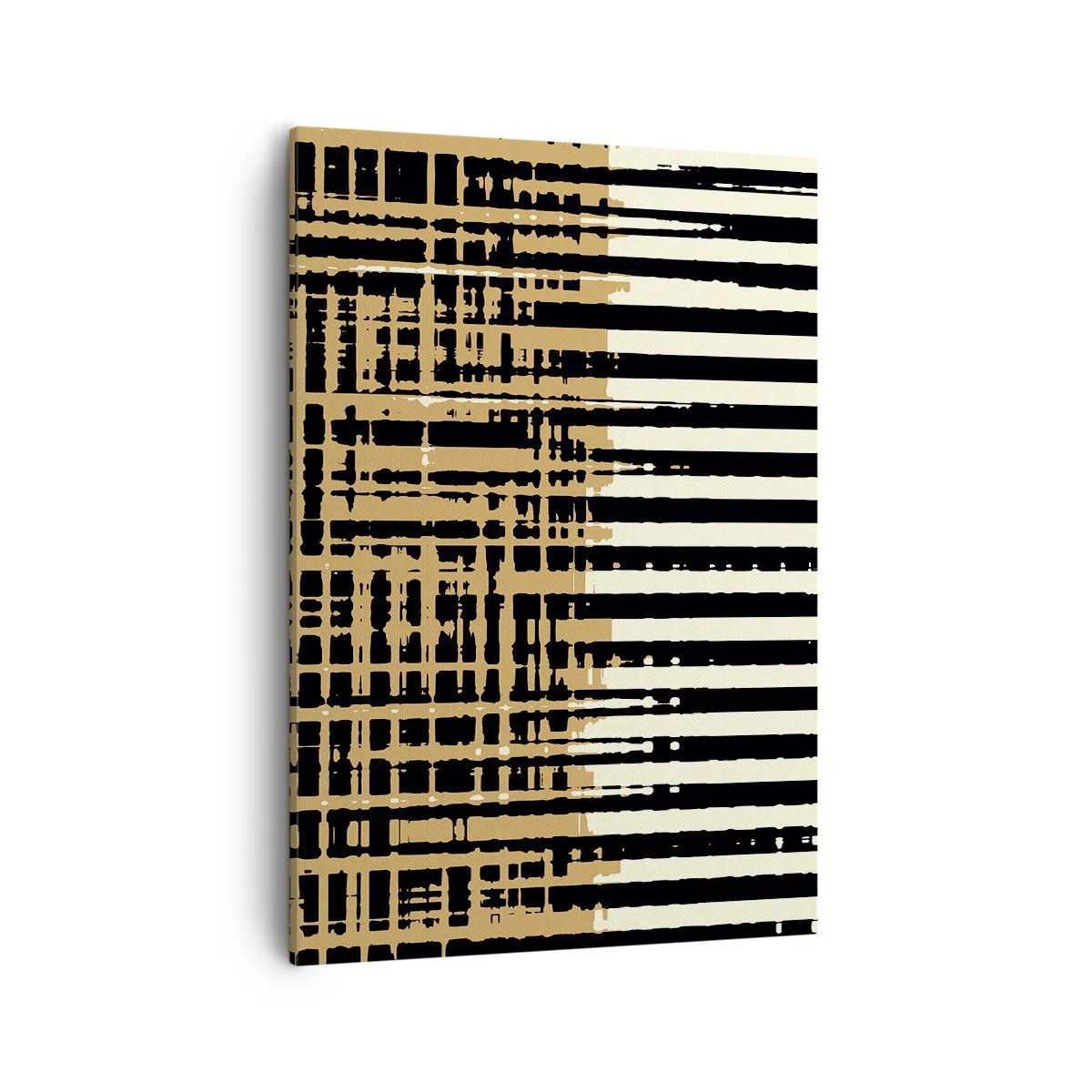 Schilderen op canvas - Architecturale abstractie - 50x70 cm