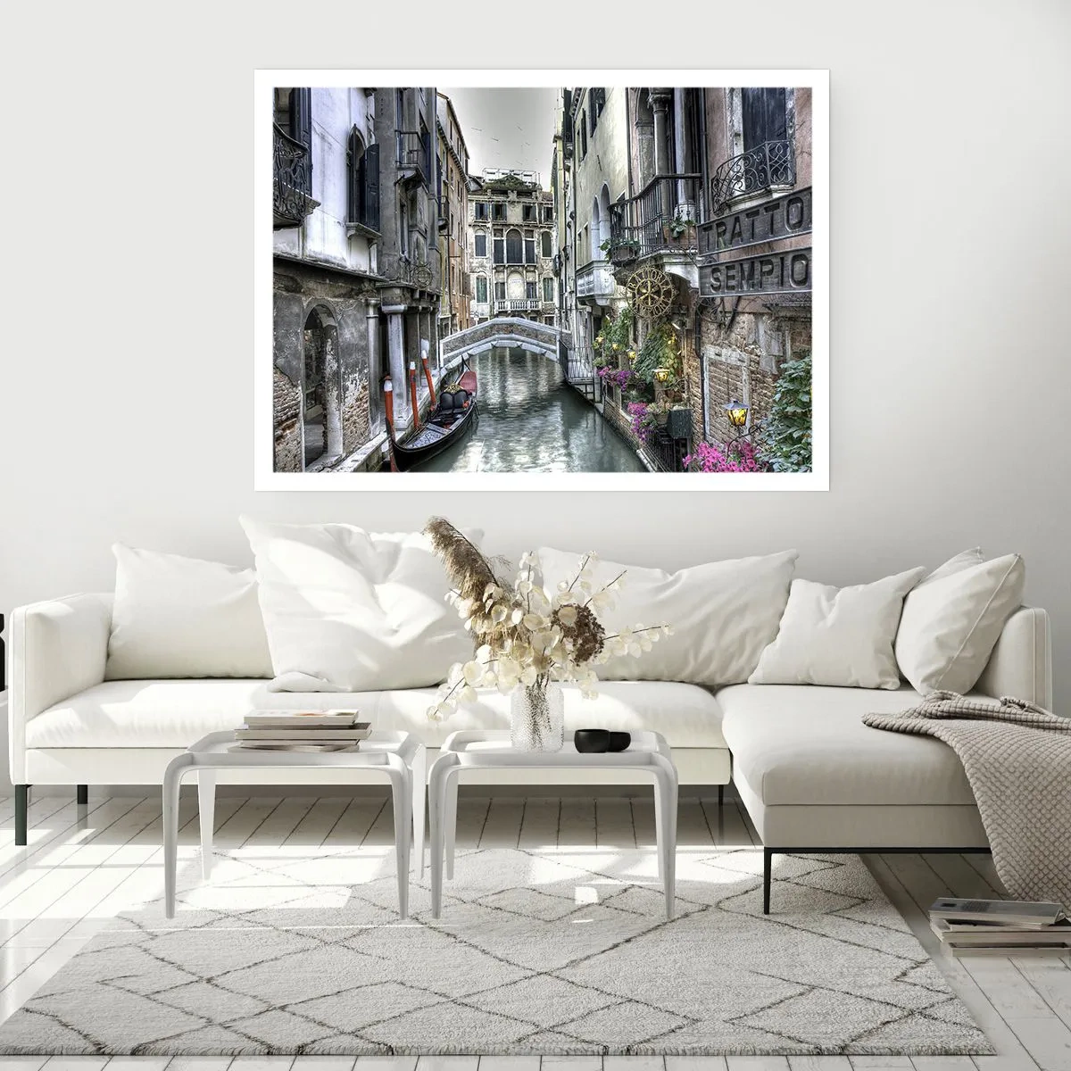 Poster - Eeuwenlang in stille reflectie - 40x30 cm