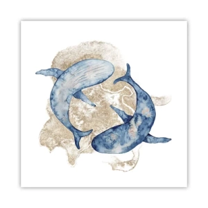 Poster - Vriendschap of liefde? - 60x60 cm