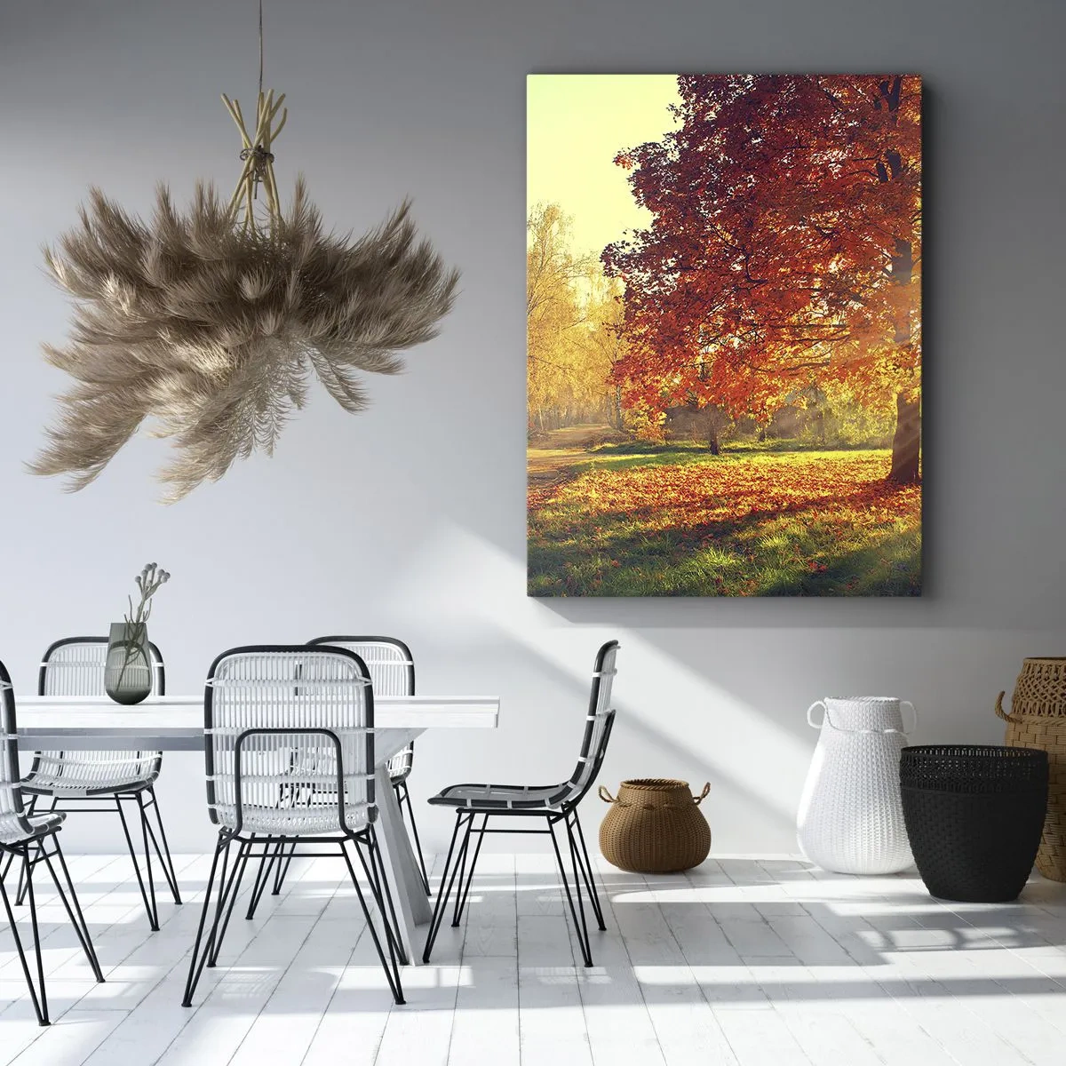 Schilderen op canvas - Rood is mooi - 50x70 cm