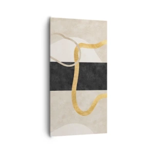 Schilderen op canvas - Verwarde vormen - 65x120 cm