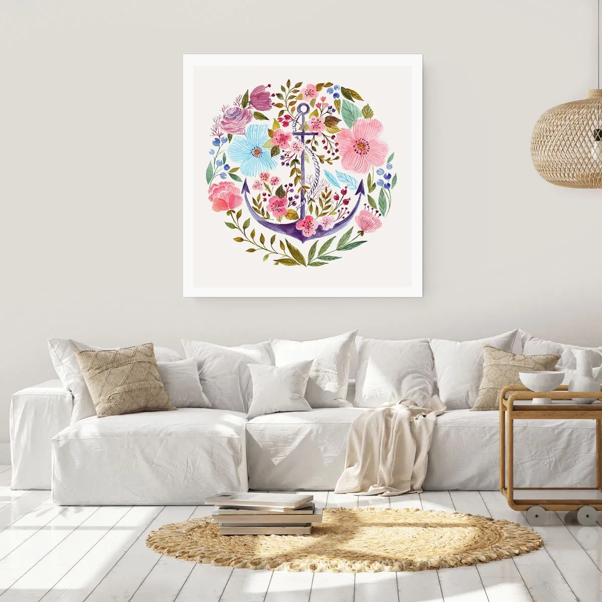 Poster - Goede droom van zeeman - 50x50 cm