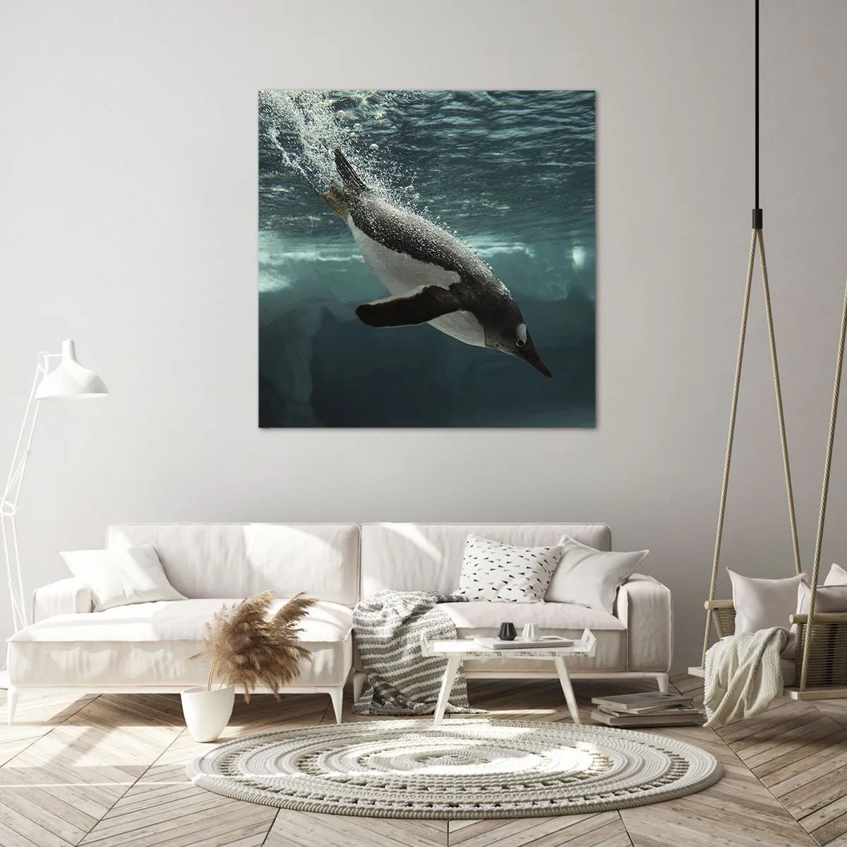 Schilderen op canvas - Welkom in mijn wereld - 50x50 cm