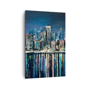 Schilderen op canvas - Cascade van lichten - 80x120 cm