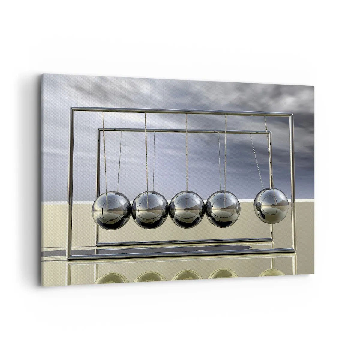 Schilderen op canvas - De energie van de wereld - 100x70 cm