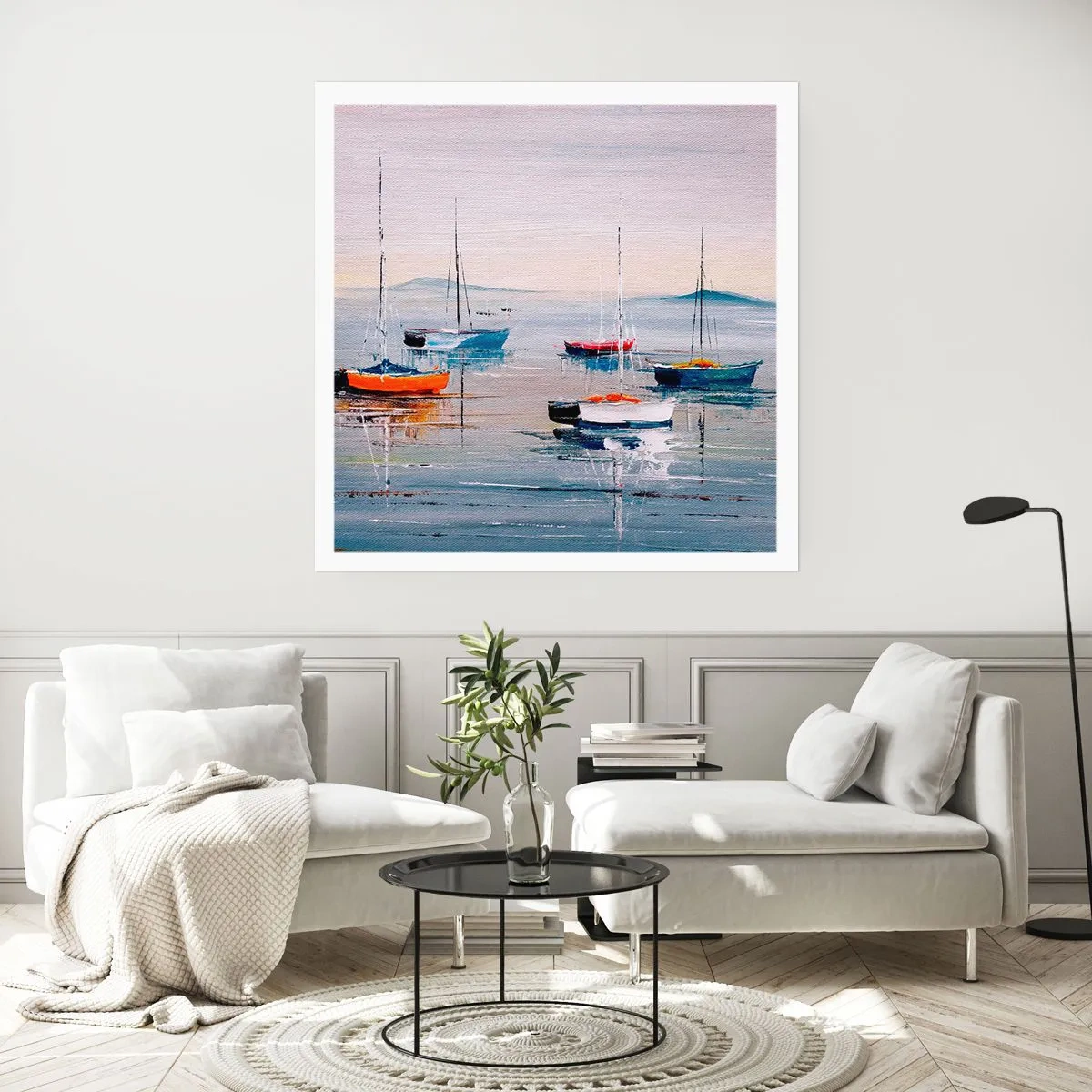 Poster - Een welverdiende rust - 50x50 cm