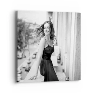 Schilderen op canvas - Zeker een Parijzenaar - 40x40 cm