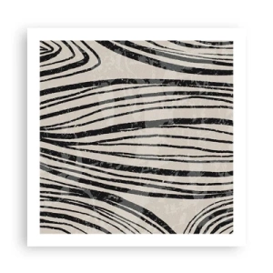 Poster - Lijnoverstromingsvlakte - 60x60 cm