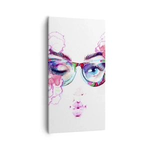 Schilderen op canvas - Een verleidelijke belofte - 55x100 cm