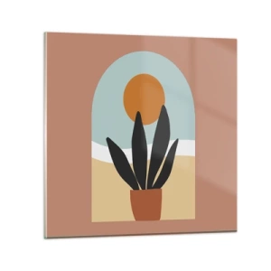 Schilderen op glas - Kleine geneugten - 30x30 cm