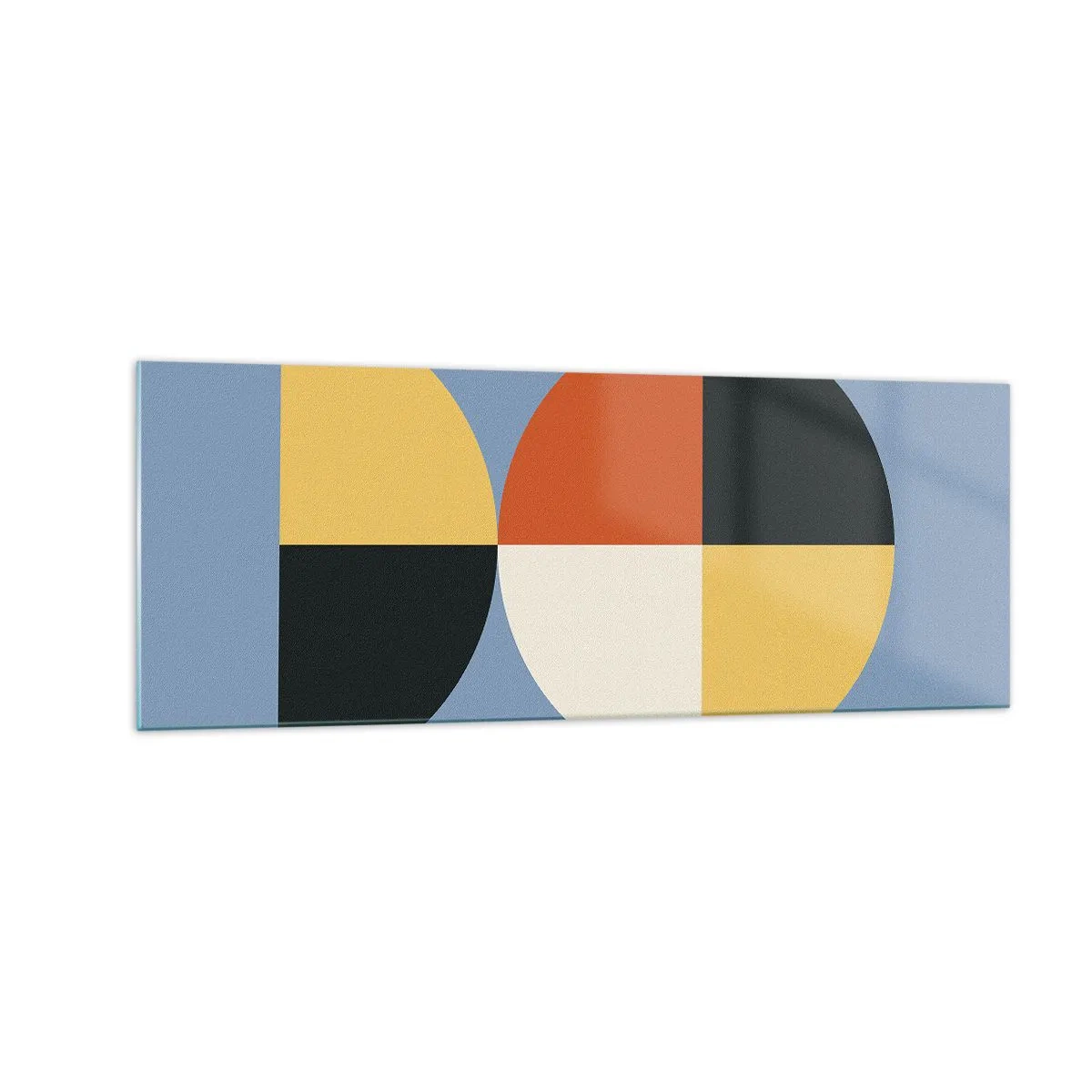 Schilderen op glas - Kijk en tel - 140x50 cm