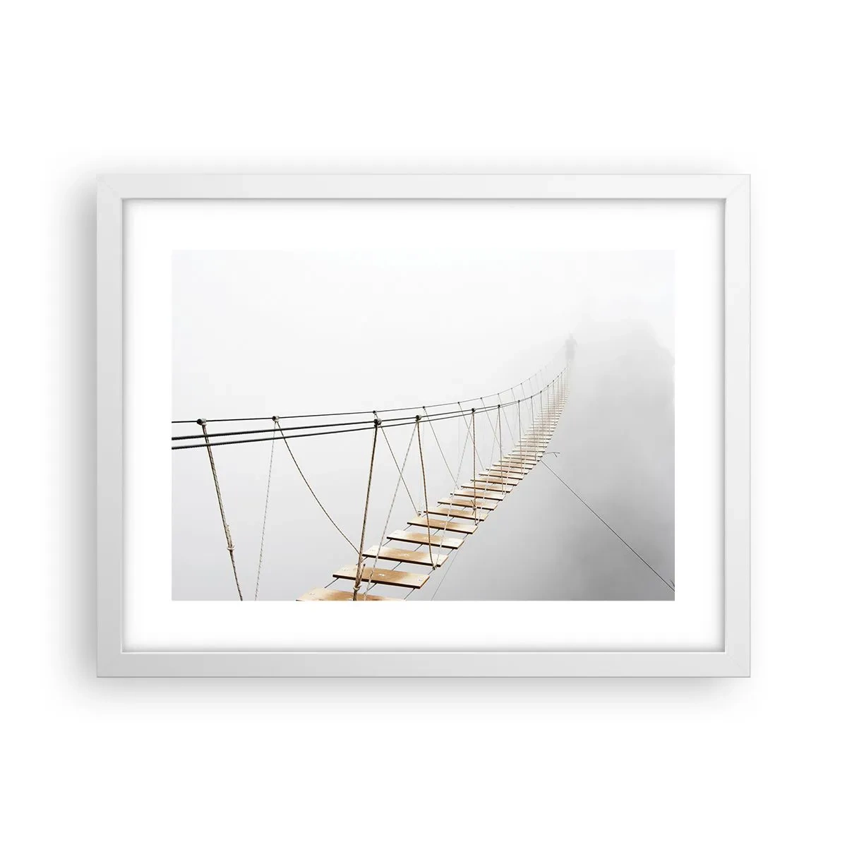 Poster in een witte lijst - Waar zal het je brengen? - 40x30 cm