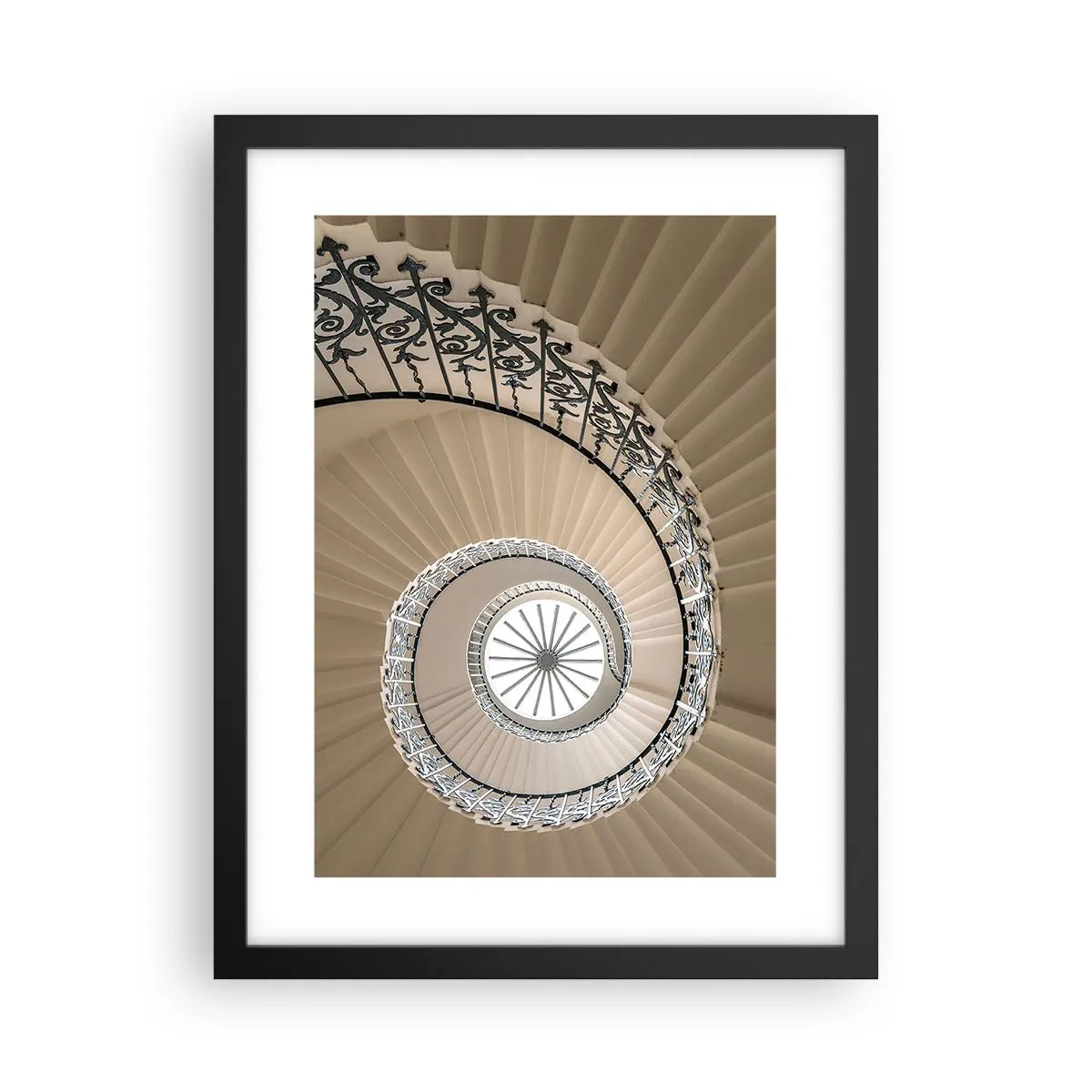 Poster in een zwarte lijst - Binnenin de schaal - 30x40 cm