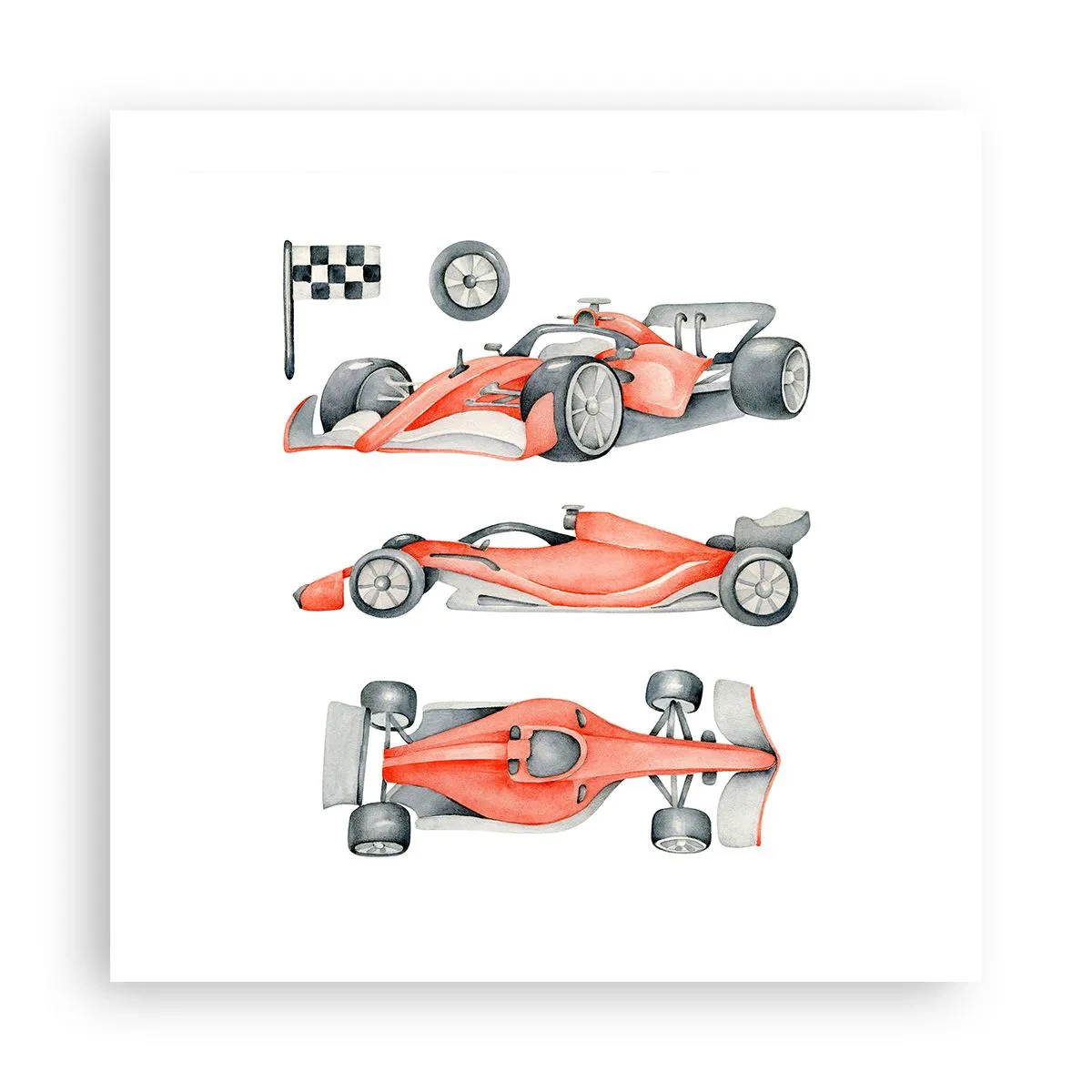 Poster - Jaag je droom na - 50x50 cm