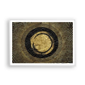 Poster in een witte lijst - Glamour-compositie - 100x70 cm