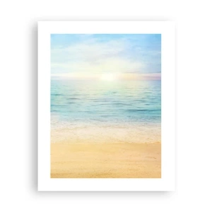 Poster - Groot blauw - 40x50 cm