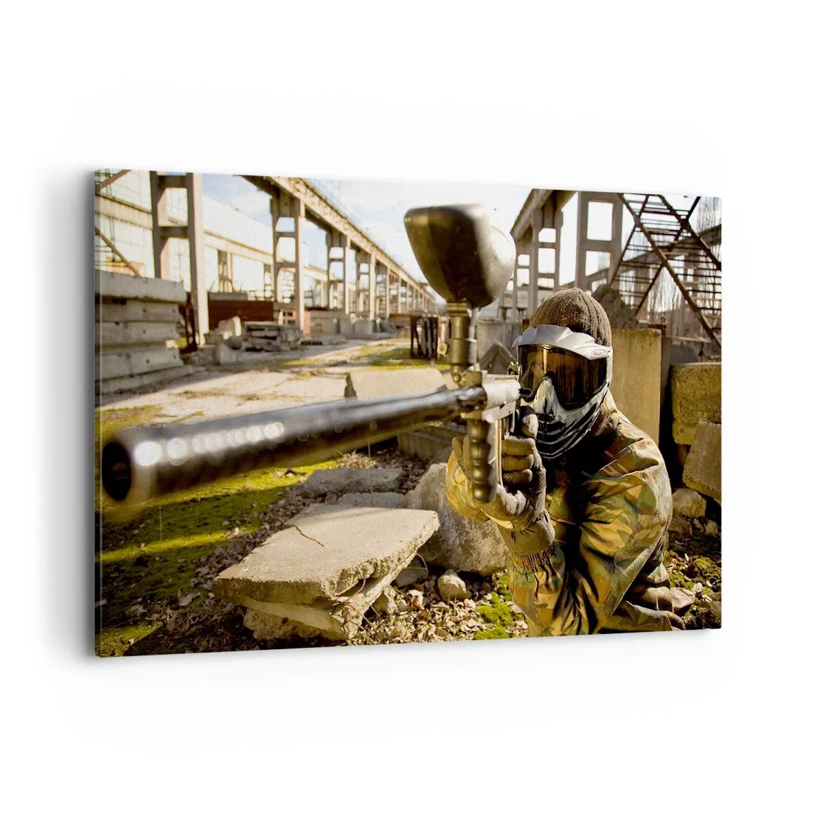Schilderen op canvas - En jij kunt een held worden - 120x80 cm