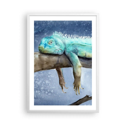 Poster in een witte lijst - Het is goed! - 50x70 cm