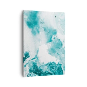 Schilderen op canvas - Moerast van blauw - 50x70 cm