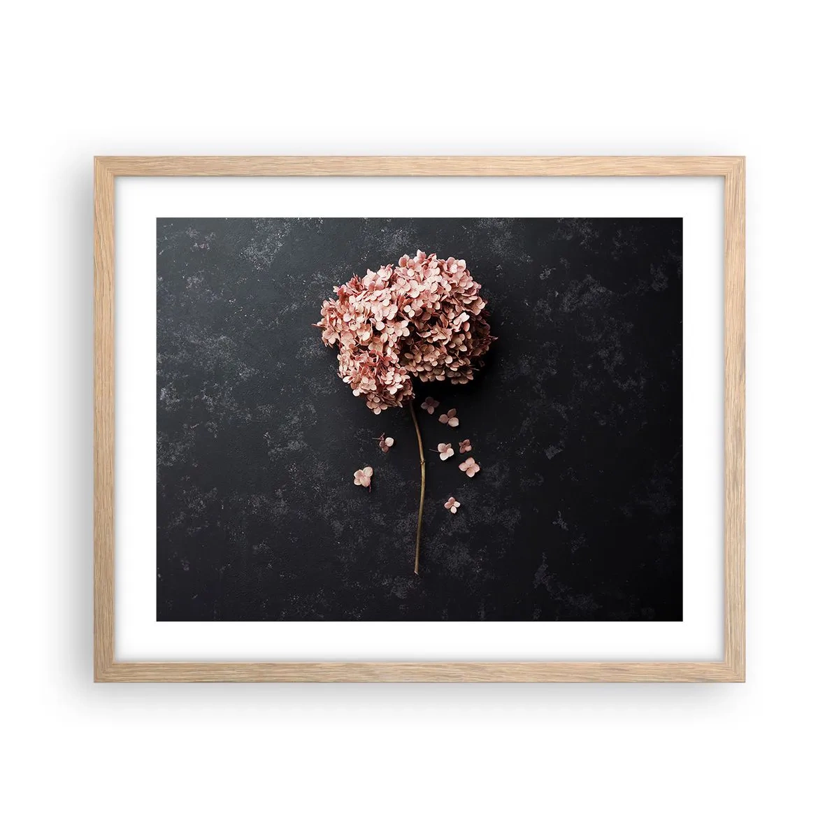 Een poster in een licht eiken lijst - Een echt romantisch teken - 50x40 cm