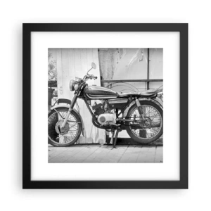 Poster in een zwarte lijst - Klassiek boven alles - 30x30 cm