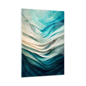 Schilderen op glas - Blauwe onverzadigbaarheid - 50x70 cm