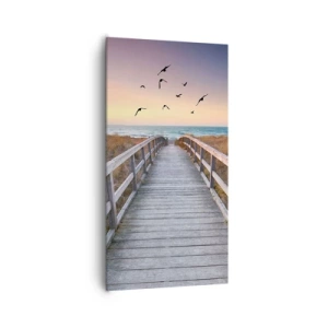 Schilderen op canvas - De ruimte voor opvliegen - 65x120 cm