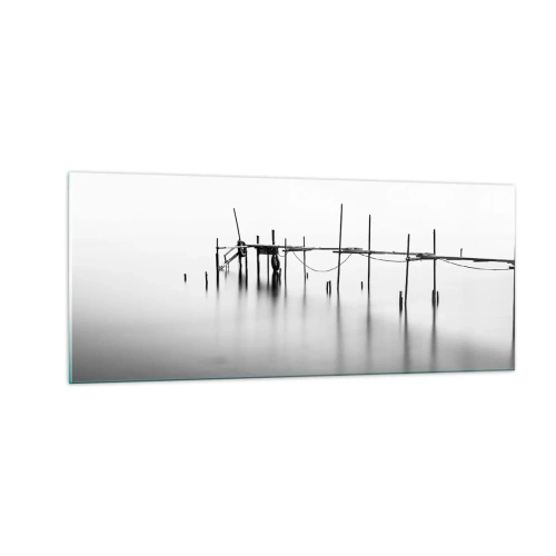 Schilderen op glas - Wat als er geen wereld is? - 100x40 cm
