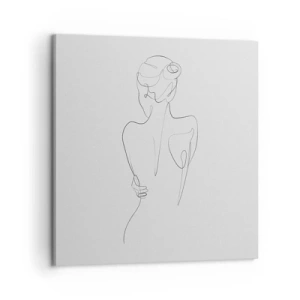 Schilderen op canvas - Lichaamsmuziek - 60x60 cm